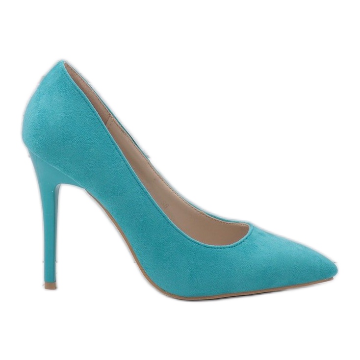 Décolleté classiche verdi in ecopelle scamosciata 6530-P verde