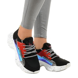 Sneakers nere decorate con HL-03 nero
