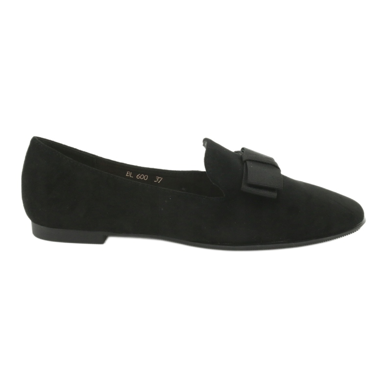 Ballerine con fiocco Sergio Leone 600 nere nero