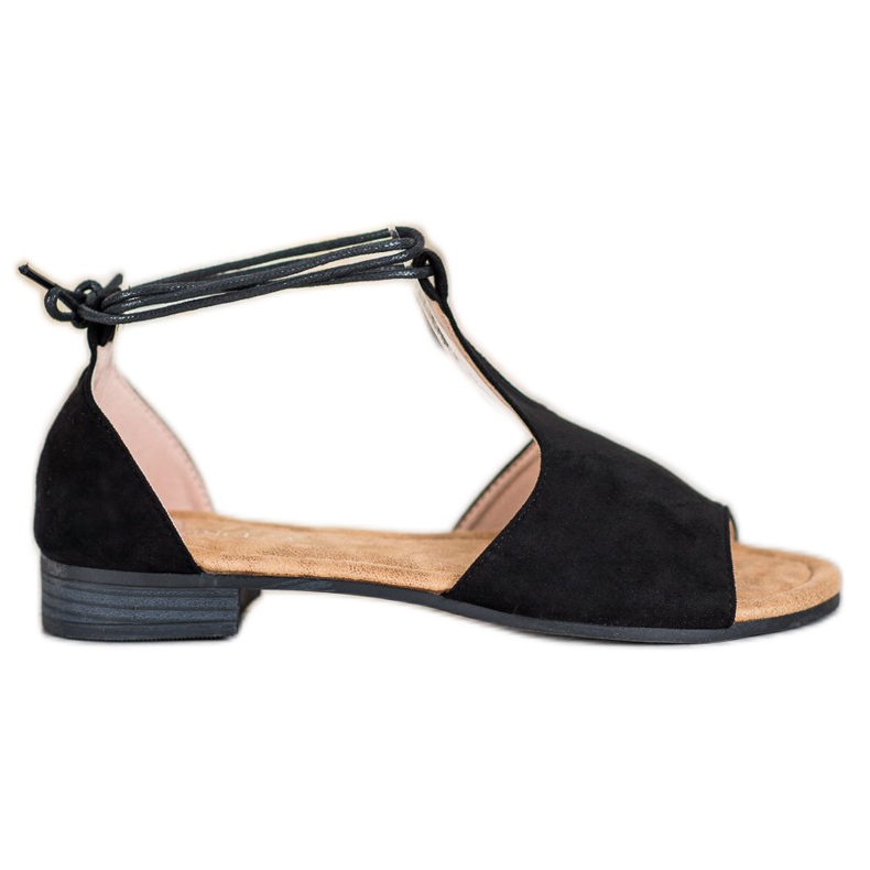 Sandali VINCEZA allacciati nero