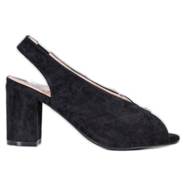 Scarpe eleganti su un palo VINCEZA nero