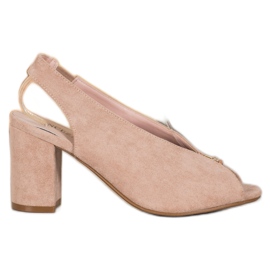 Scarpe eleganti su un palo VINCEZA beige