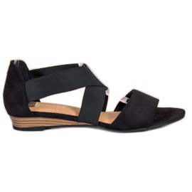 VINCEZA Slip On Sandali nero
