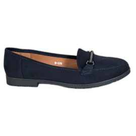 Miss Laura Scarpe in pelle scamosciata blu scuro blu navy