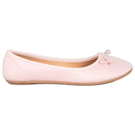 McKey Ballerina casual con fiocco rosa