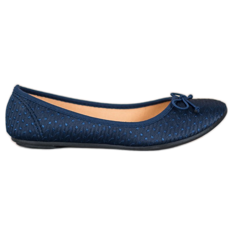 McKey Ballerina casual con fiocco blu navy blu