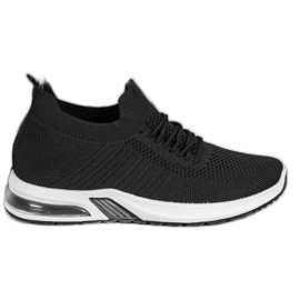 SHELOVET Scarpe tessili nere sulla piattaforma nero
