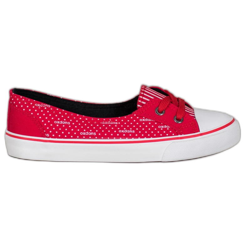 J. Star Scarpe da ginnastica basse rosse rosso