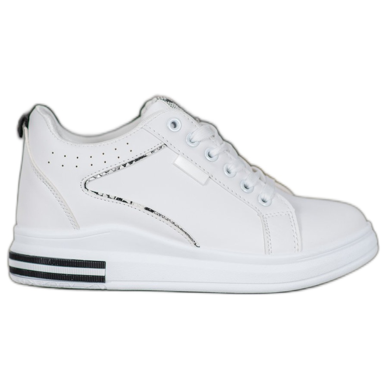 SHELOVET Scarpe Bianche Con Zeppa Nascosta bianca