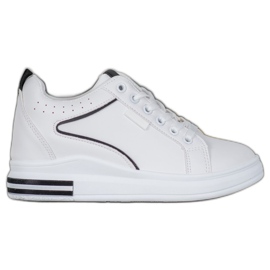 SHELOVET Scarpe Bianche Con Zeppa Nascosta bianco