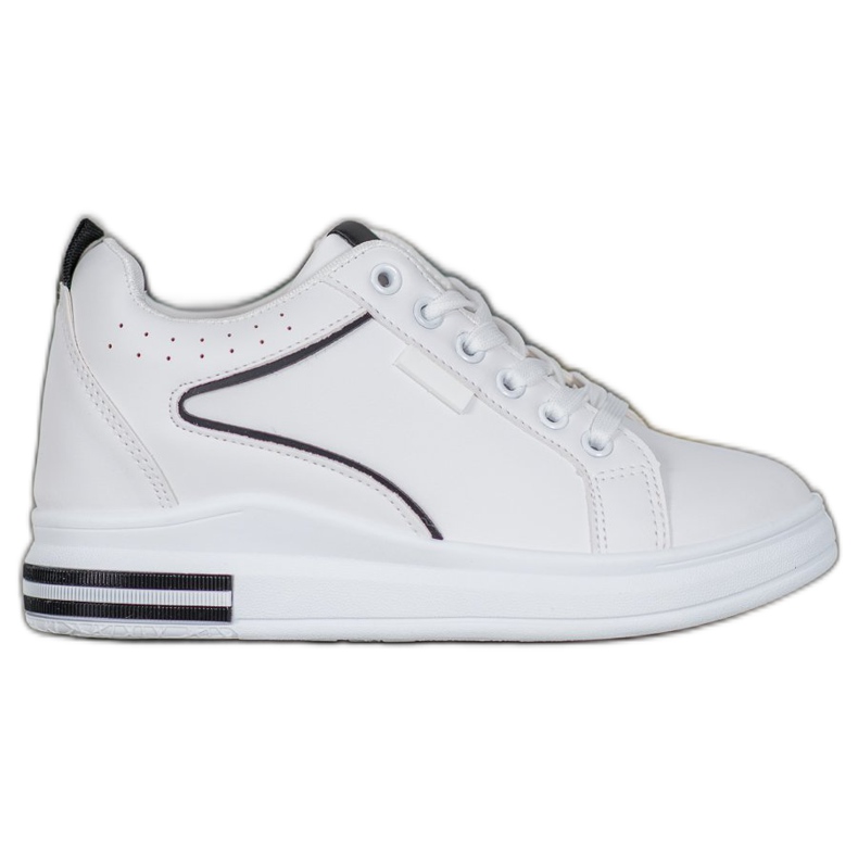 SHELOVET Scarpe Bianche Con Zeppa Nascosta bianca