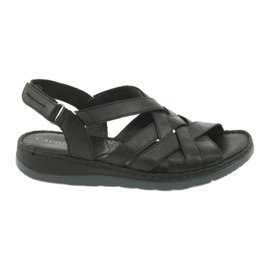 Sandali Caprice 28152 in pelle comfort nero