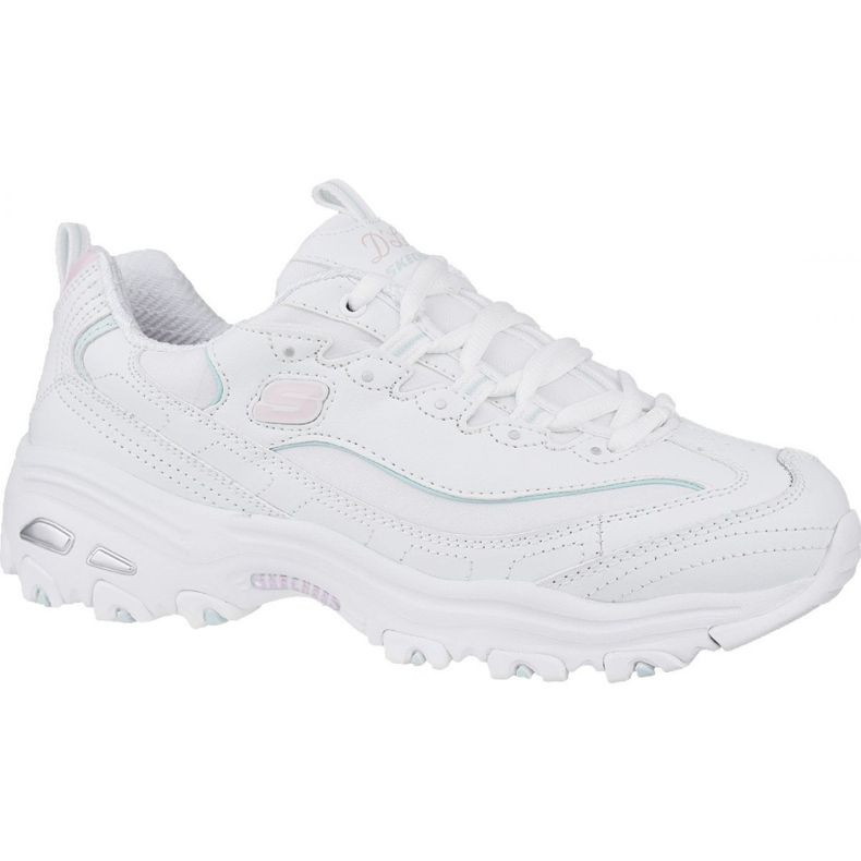Skechers D'Lites Scintillante Pioggia W 149060-WLPK bianca