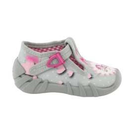Scarpe per bambini Befado 110P359 rosa grigio