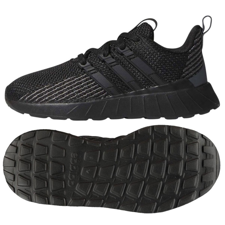 Scarpe Adidas Qusetar Flow Jr G26774 nero