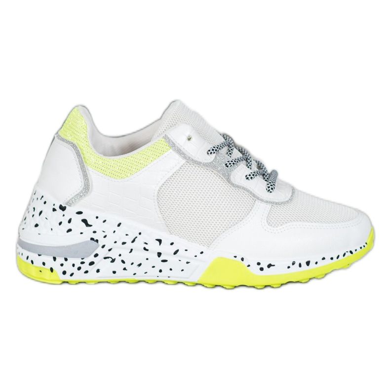 SHELOVET Sneakers Con Rete bianca