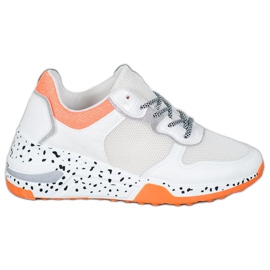 SHELOVET Sneakers Con Rete bianca