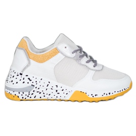 SHELOVET Sneakers Con Rete bianco