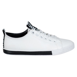 SHELOVET Sneakers Con Ecopelle Nice bianco