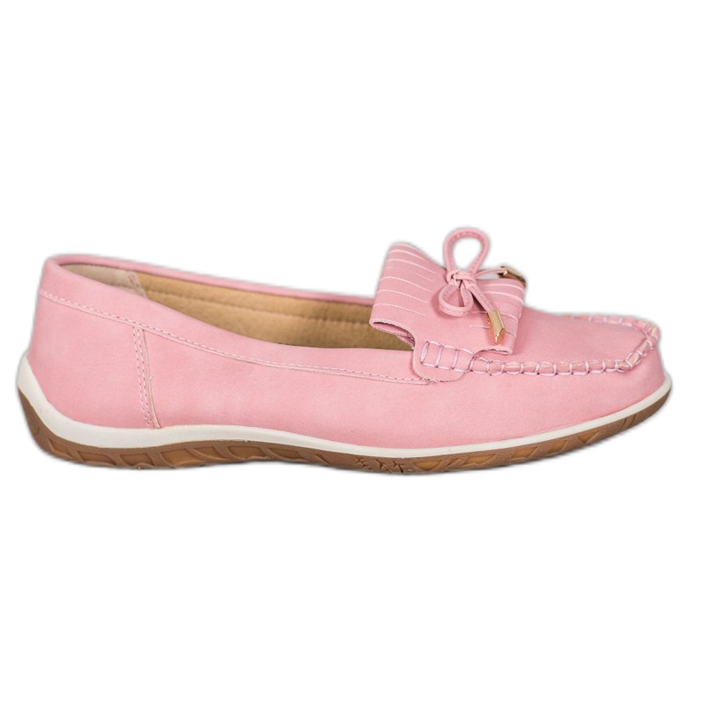 SHELOVET Mocassini in ecopelle rosa