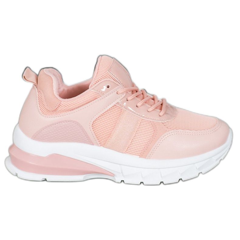 SHELOVET Sneakers alla moda con rete rosa