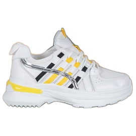 SHELOVET Scarpe sportive alla moda sulla piattaforma bianca
