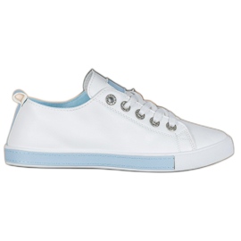 SHELOVET Sneakers Con Inserti Blu bianco