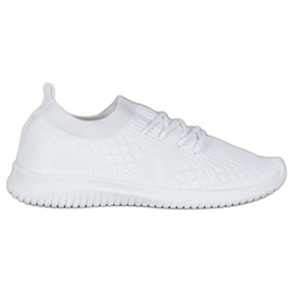 SHELOVET Scarpe sportive traforate bianco