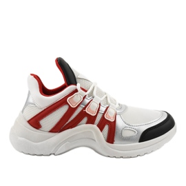 Sneakers bianche per scarpe sportive D1902-35 bianca