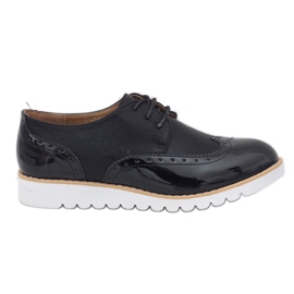 Scarpe Jazz laccate nere TL-61 nero