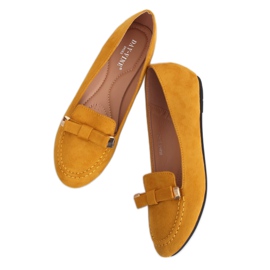 Mocassini da donna miele 2S2018-27 Giallo