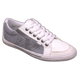 Materiale Sneakers A961 Bianco bianca grigio
