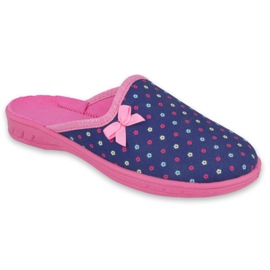 Scarpe per bambini colorate Befado 707Y408 blu navy rosa