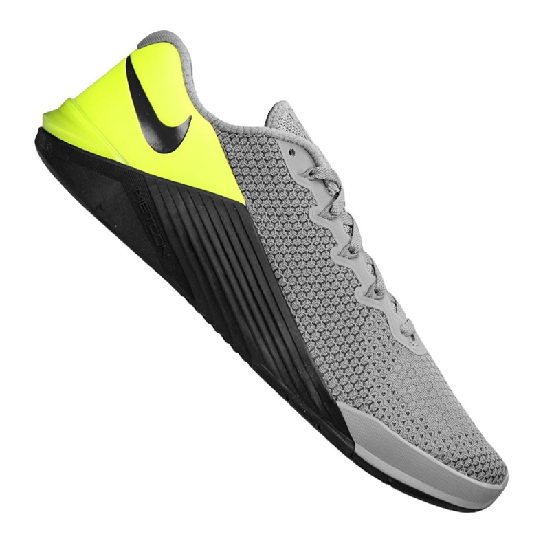 Scarpa Nike Metcon 5 M AQ1189-017 nero multicolore grigio giallo