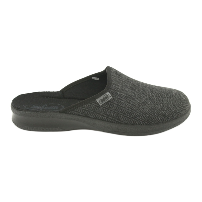 Scarpe da uomo Befado pu 548M022 nero grigio