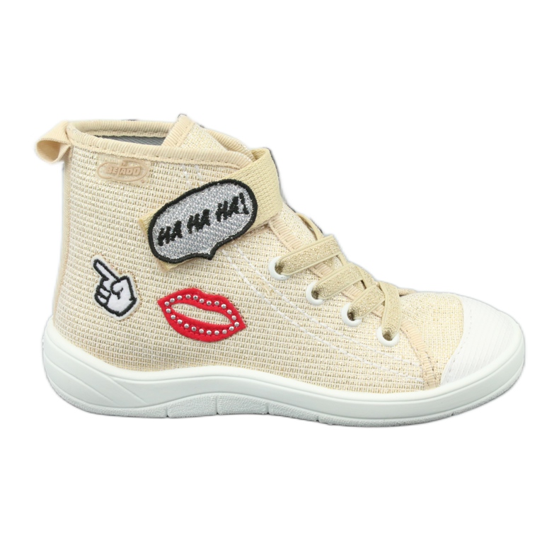 Scarpe per bambini Befado 268X069 rosso grigio giallo