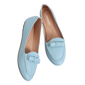 Mocassini da donna blu A8637 Blu