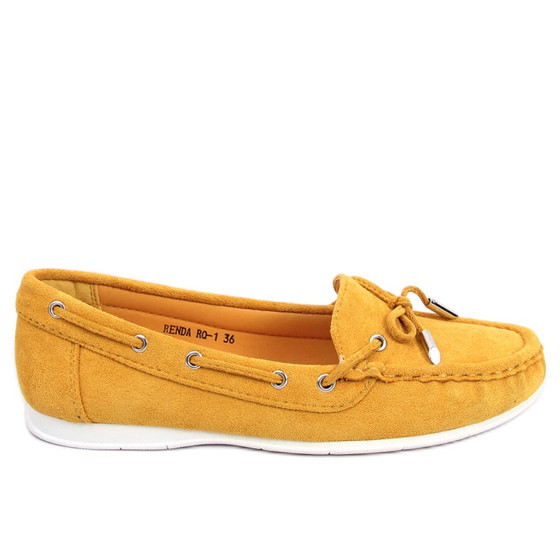 Mocassini donna miele RQ-1 Giallo
