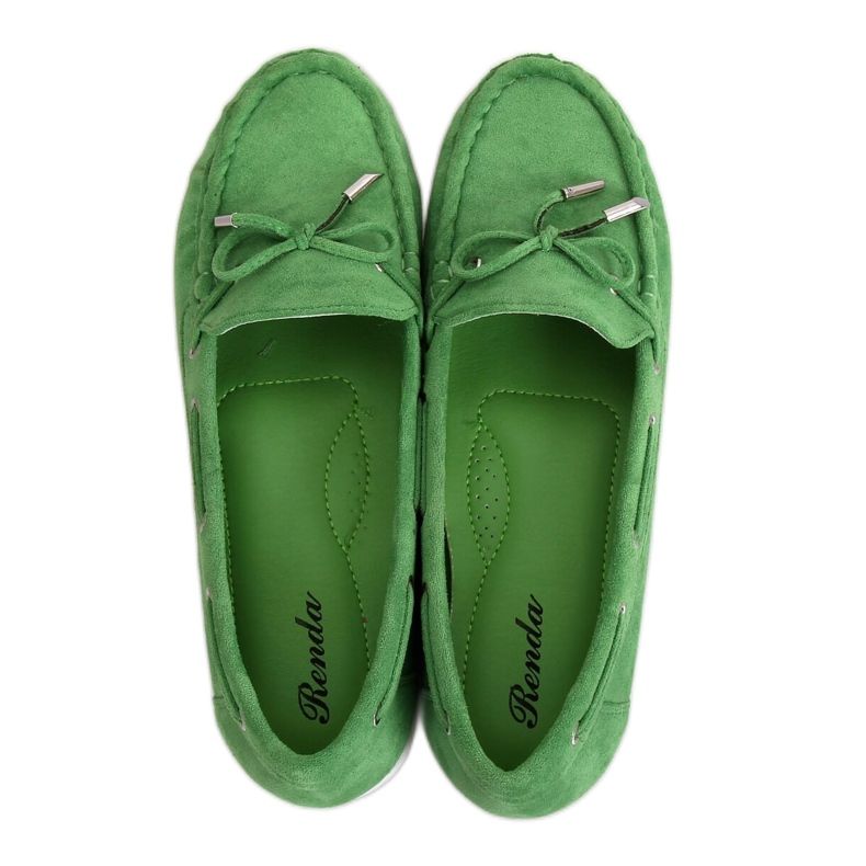 Verde Mocassini da donna RQ-1 Verde