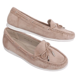 Mocassini da donna beige RQ-1 Beige