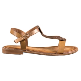 Small Swan Sandali Classici Con Ecopelle marrone