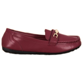 Fama Eleganti mocassini bordeaux rosso multicolore