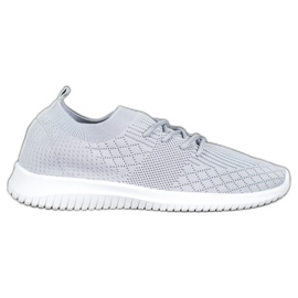 SHELOVET Scarpe sportive traforate grigio
