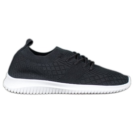 SHELOVET Scarpe sportive traforate nero