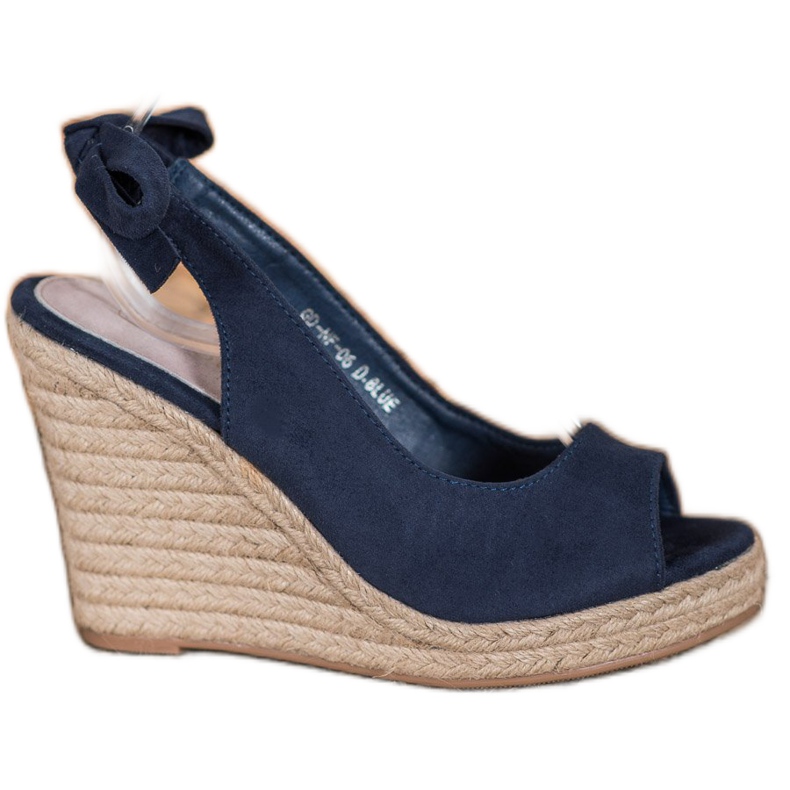 Goodin Sandali espadrillas allacciati blu navy