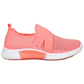SHELOVET Slipon Rosa Con Cristalli multicolore