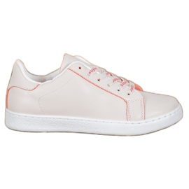 SHELOVET Scarpe super sportive marrone arancia