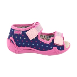 Scarpe per bambini Befado gialle 342P007 blu navy blu rosa