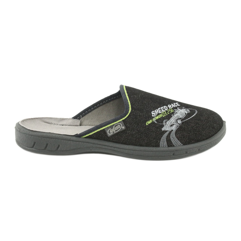 Scarpe per bambini colorate Befado 707Y405 nero grigio verde