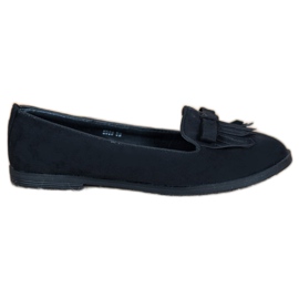 Coura Signori classici in pelle scamosciata nero